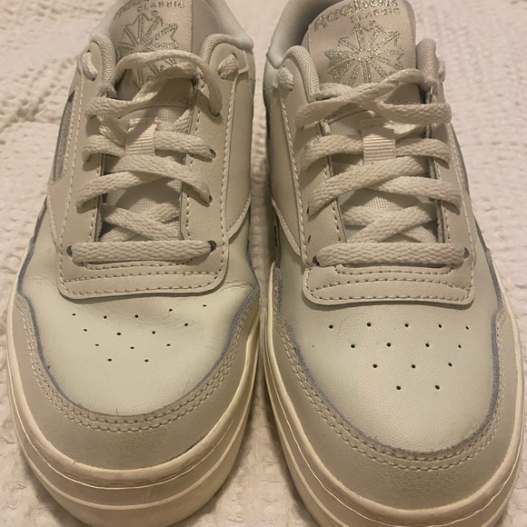 White Reebok Sneaks - Picture 2 of 5